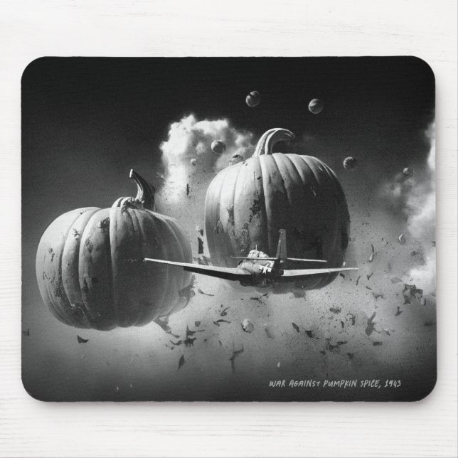 War On Pumpkin Spice Mouse Mat (Front)