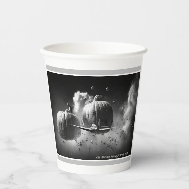 War On Pumpkin Spice Paper Cups (Front)
