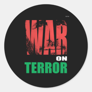 War On Terror Classic Round Sticker
