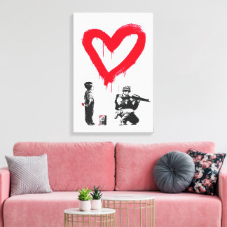 War or Love? Canvas Print