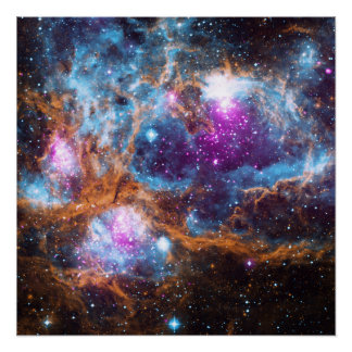 War & Peace Nebula - NGC 6357 Poster