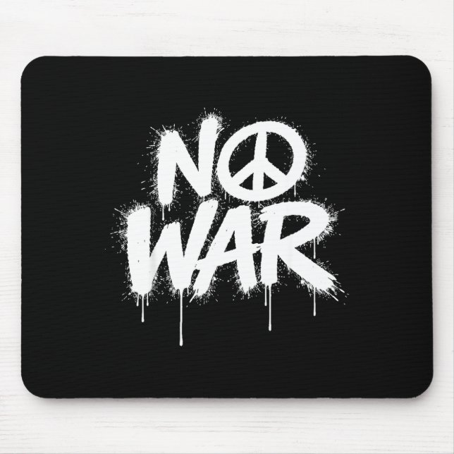 War Peace Protests World dom Independence Day Mouse Mat (Front)