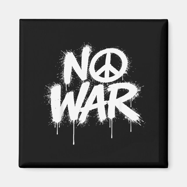 War Peace Protests World Freedom Independence Day Magnet (Front)