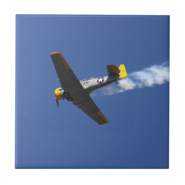 War Plane Ceramic Tile (Front)