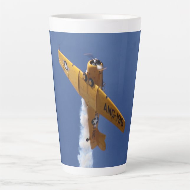 War Plane Latte Mug (Front)
