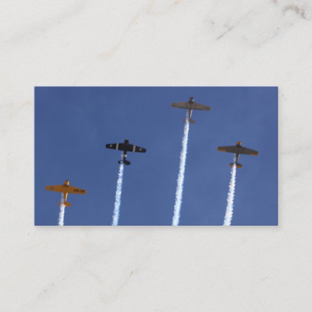 War Planes Business Cards (Front)
