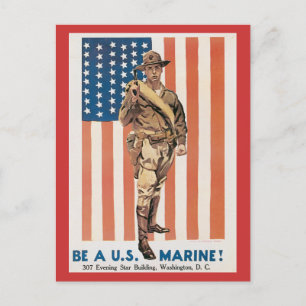 War Poster Postcards World War I Marines