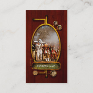 War - Revolutionary War - The musket drill Business Card
