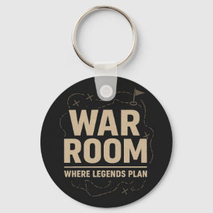 War Room Mindset — Focus, Strategy & Discipline Key Ring