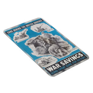 War Savings. Reprint of British wartime poster Magnet