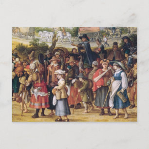 War Scene Postcard