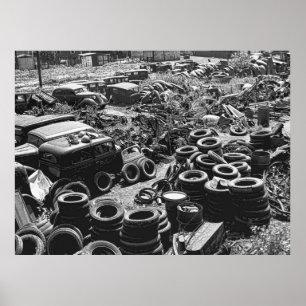 WAR SCRAP YARD  1942 POSTER