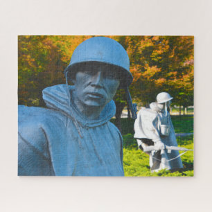 War Soldier Memorial Washington Jigsaw Puzzle