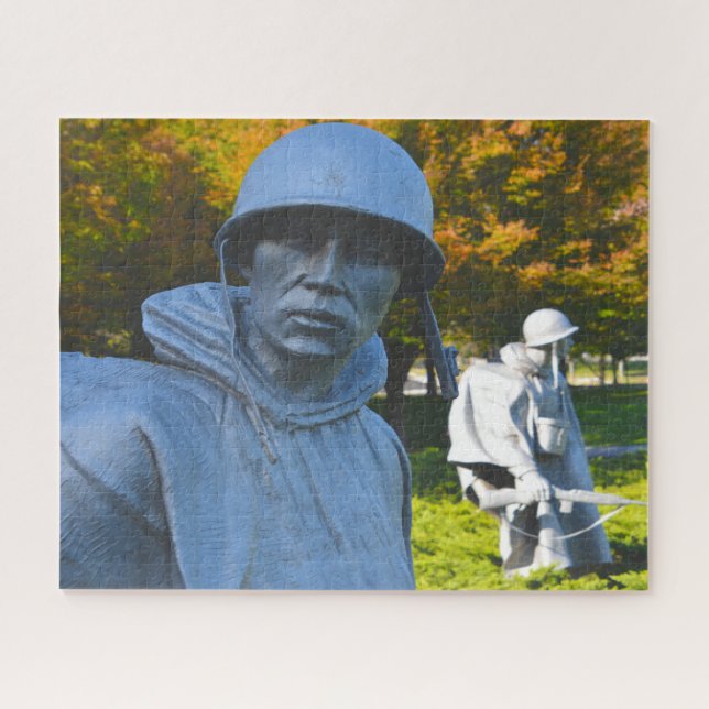 War Soldier Memorial Washington Jigsaw Puzzle (Horizontal)