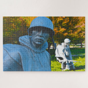 War Soldier Memorial Washington Jigsaw Puzzle