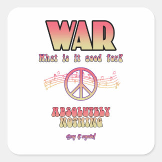 WAR SQUARE STICKER