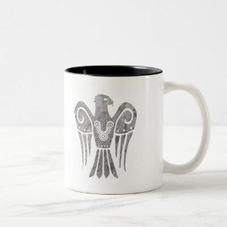 War Tarnished Snowhawk w/ runes Two-Tone Coffee Mug