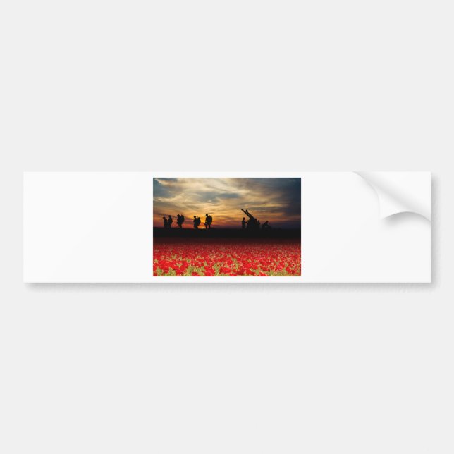 War Zone Bumper Sticker (Front)