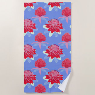 Waratah Beach Towel