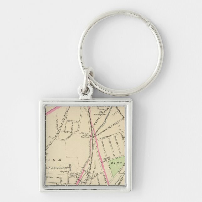 Ward 15, New Haven Key Ring (Front)
