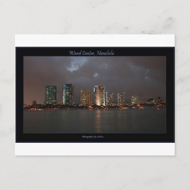 Ward Centre Honolulu Postcard (Front)