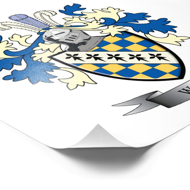 Ward Coat of Arms Photo Print (Corner)