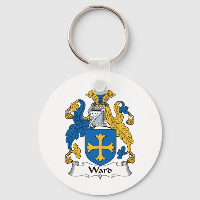 Ward Family Crest Key Ring (Front)
