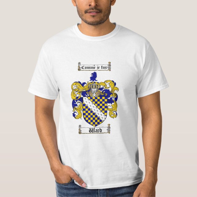 Ward Family Crest - Ward Coat of Arms T-Shirt (Front)
