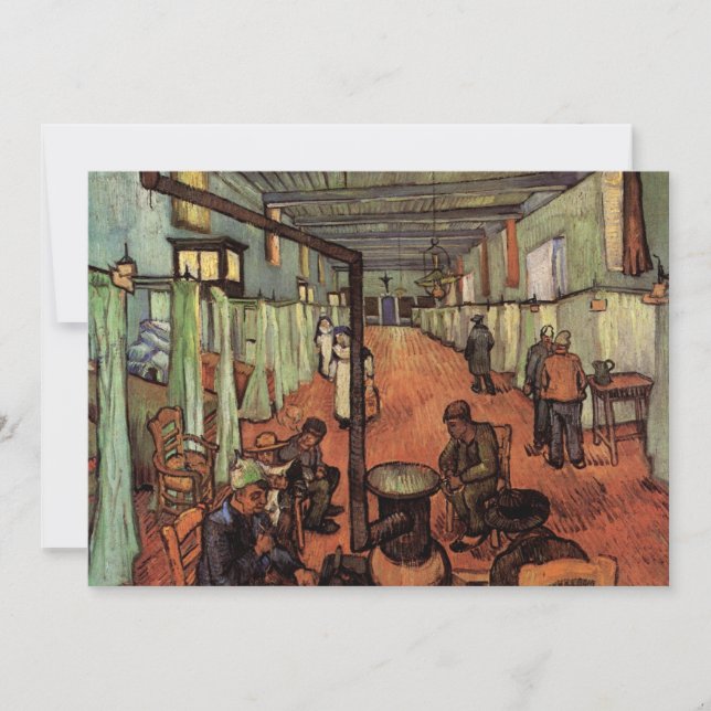 Ward in the Hospital in Arles by Vincent van Gogh (Front)