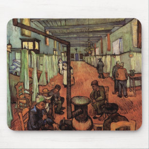 Ward in the Hospital in Arles by Vincent van Gogh Mouse Mat