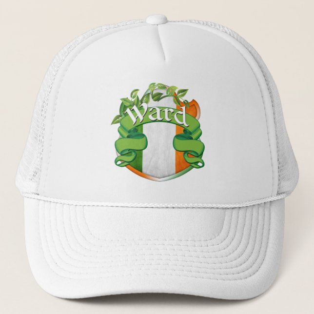 Ward Irish Shield Trucker Hat (Front)