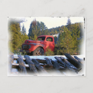 WARD TRUCK  POSTCARD