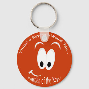 Warden of the Keys Keychain