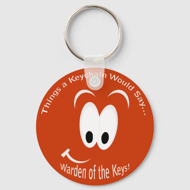 Warden of the Keys Keychain (Front)