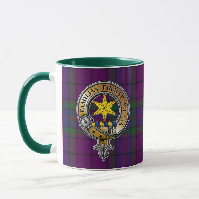 Wardlaw Tartan & Badge Mug (Left)