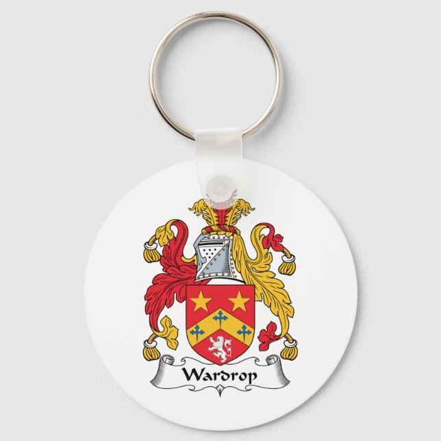 Wardrop Family Crest Key Ring (Front)