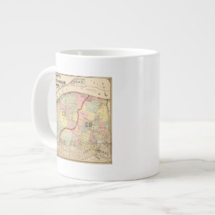 Wards 1819 of Pittsburgh, Pennsyvania Large Coffee Mug