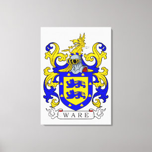 Ware Coat of Arms I Canvas Print
