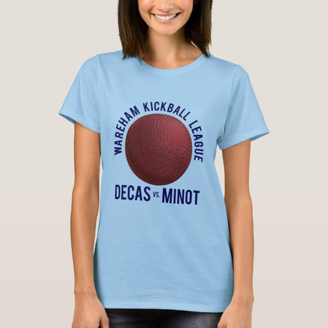 Wareham Kickball League Ladies Tee (Front)