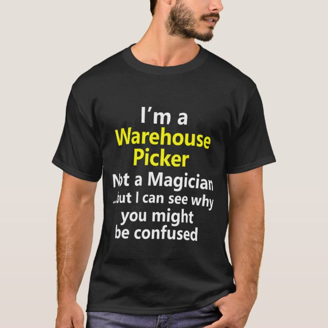 Warehouse Centre Picker Associate Worker Job Caree T-Shirt (Front)