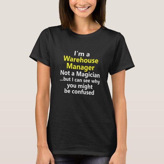 Warehouse Manager Job Area Regional Team Lead Lead T-Shirt (Front)