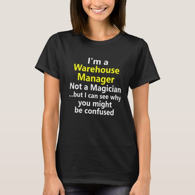 Warehouse Manager Job Area Regional Team Lead Lead T-Shirt (Front)