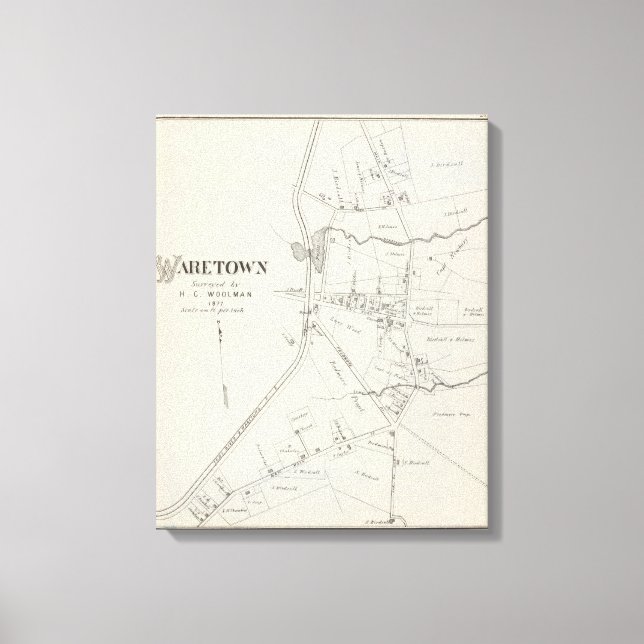 Waretown, New Jersey Canvas Print (Front)