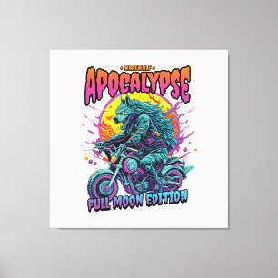 Warewolf apocalypse canvas print