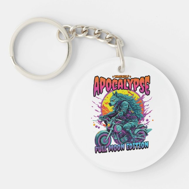 Warewolf apocalypse key ring (Front)