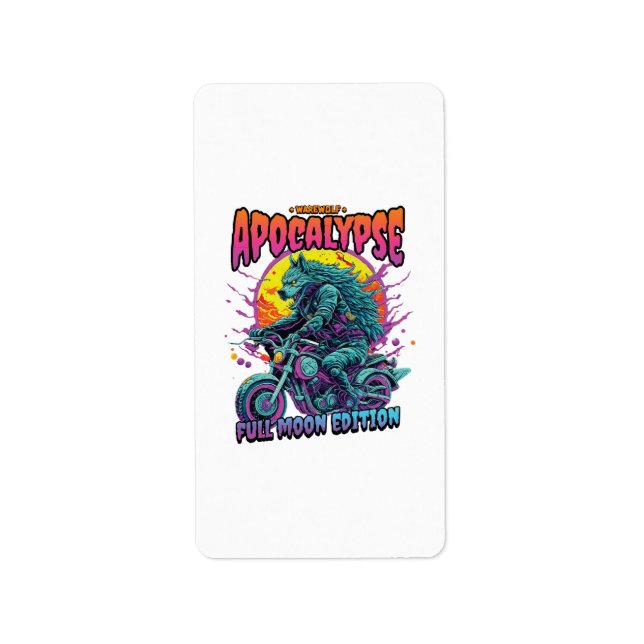 Warewolf apocalypse label (Front)