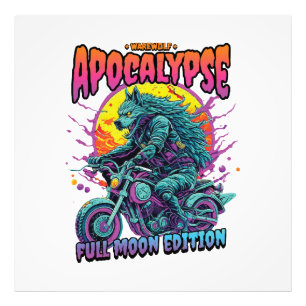 Warewolf apocalypse photo print