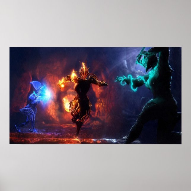 Warframe fan art poster (Front)