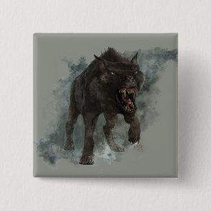 Warg 15 Cm Square Badge
