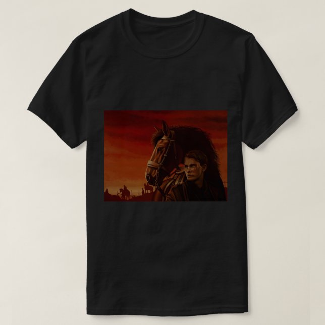 Warhorse Joey and Albert Painting Canvas Print T-Shirt (Design Front)